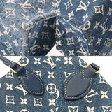 LOUIS VUITTON ルイヴィトン モノグラム オンザゴー MM ブルー M59608 レディース ジャガードデニム ハンドバッグ Aランク 中古 銀蔵