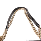 CHANEL シャネル ボーイシャネル チェーンショルダー ブラウン レディース レザー ショルダーバッグ ABランク 中古 銀蔵