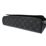 LOUIS VUITTON ルイヴィトン モノグラムエクリプス ディストリクト MM NM ブラック M44001 メンズ モノグラムキャンバス ショルダーバッグ Aランク 中古 銀蔵