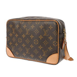 LOUIS VUITTON ルイヴィトン モノグラム トロカデロ 27 ブラウン M51274 レディース モノグラムキャンバス ショルダーバッグ ABランク 中古 銀蔵