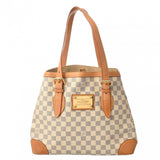 LOUIS VUITTON ルイヴィトン ダミエアズール ハムステッドMM ホワイト N51206 レディース ダミエアズールキャンバス トートバッグ Bランク 中古 銀蔵