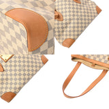 LOUIS VUITTON ルイヴィトン ダミエアズール ハムステッドMM ホワイト N51206 レディース ダミエアズールキャンバス トートバッグ Bランク 中古 銀蔵