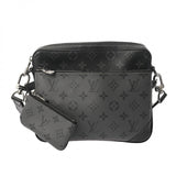 LOUIS VUITTON ルイヴィトン モノグラムエクリプス トリオメッセンジャー グレー M69443 メンズ レザー ショルダーバッグ Aランク 中古 銀蔵