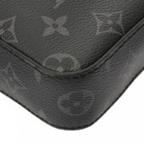 LOUIS VUITTON ルイヴィトン モノグラムエクリプス トリオメッセンジャー グレー M69443 メンズ レザー ショルダーバッグ Aランク 中古 銀蔵