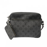 LOUIS VUITTON ルイヴィトン モノグラムエクリプス トリオメッセンジャー グレー M69443 メンズ レザー ショルダーバッグ Aランク 中古 銀蔵