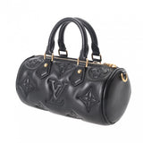 LOUIS VUITTON ルイヴィトン バブルグラム パピヨン BB ノワール M59800 レディース レザー ハンドバッグ Aランク 中古 銀蔵