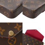 LOUIS VUITTON ルイヴィトン モノグラム ポシェットフェリシー ブラウン M81896 レディース モノグラムキャンバス ショルダーバッグ Aランク 中古 銀蔵