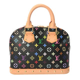 LOUIS VUITTON ルイヴィトン マルチカラー アルマ ノワール M92646 レディース モノグラムキャンバス ハンドバッグ ABランク 中古 銀蔵