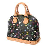 LOUIS VUITTON ルイヴィトン マルチカラー アルマ ノワール M92646 レディース モノグラムキャンバス ハンドバッグ ABランク 中古 銀蔵