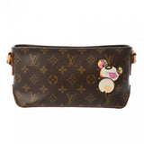 LOUIS VUITTON ルイヴィトン モノグラムパンダ トロター ブラウン M51241 レディース モノグラムキャンバス ショルダーバッグ Aランク 中古 銀蔵