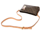 LOUIS VUITTON ルイヴィトン モノグラムパンダ トロター ブラウン M51241 レディース モノグラムキャンバス ショルダーバッグ Aランク 中古 銀蔵