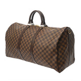 LOUIS VUITTON ルイヴィトン ダミエ キーポル バンドリエール 55 ブラウン N41414 ユニセックス ダミエキャンバス ボストンバッグ ABランク 中古 銀蔵