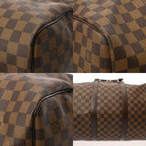 LOUIS VUITTON ルイヴィトン ダミエ キーポル バンドリエール 55 ブラウン N41414 ユニセックス ダミエキャンバス ボストンバッグ ABランク 中古 銀蔵
