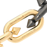 TIFFANY&Co. ティファニー タイタン byファレル ウィリアムズ ダイヤ0.46ct ユニセックス K18イエローゴールド YG チタン ブレスレット Aランク 中古 銀蔵