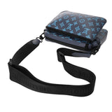 LOUIS VUITTON ルイヴィトン モノグラムシャドウ トリオメッセンジャー ブルー M46602 メンズ レザー ショルダーバッグ ABランク 中古 銀蔵