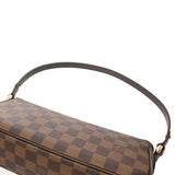 LOUIS VUITTON ルイヴィトン ダミエ ラヴェッロ PM ワンショルダー ブラウン N60007 レディース ダミエキャンバス ショルダーバッグ Aランク 中古 銀蔵