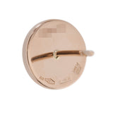 BVLGARI ブルガリ ブルガリブルガリ ピアス ホワイトシェル レディース K18ピンクゴールド PG ピアス Aランク 中古 銀蔵
