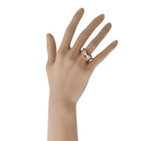 BVLGARI ブルガリ B-ZERO1 ロック リング #56 15号 メンズ K18ピンクゴールド PG セラミック リング・指輪 Aランク 中古 銀蔵