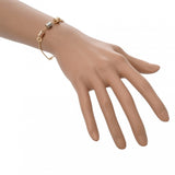 BVLGARI ブルガリ B-ZERO1 エレメント ブレスレット スリーカラー レディース K18イエローゴールド YG K18PG/K18WG ブレスレット Aランク 中古 銀蔵