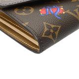 LOUIS VUITTON ルイヴィトン モノグラム ポルトフォイユ サラ ウィンターホリデーコレクション ヴィヴィエンヌ ブラウン M15336 レディース モノグラムキャンバス 長財布 未使用 銀蔵