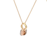 CARTIER カルティエ トリニティ クッションネックレス レディース K18YG/WG/PG ネックレス Aランク 中古 銀蔵