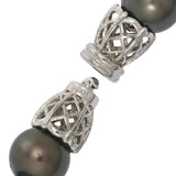 TASAKI タサキ パールネックレス レディース K14ホワイトゴールド WG ネックレス Aランク 中古 銀蔵