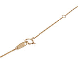 YVES SAINT LAURENT イヴサンローラン ハート ネックレス ダイヤ ルビー レディース K18イエローゴールド YG ネックレス Aランク 中古 銀蔵