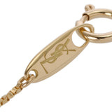YVES SAINT LAURENT イヴサンローラン ハート ネックレス ダイヤ ルビー レディース K18イエローゴールド YG ネックレス Aランク 中古 銀蔵