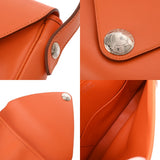 HERMES エルメス クリスティーヌ オレンジ □B刻印(1998年頃) レディース ヴォーガリバー ショルダーバッグ Bランク 中古 銀蔵