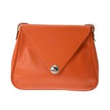 HERMES エルメス クリスティーヌ オレンジ □B刻印(1998年頃) レディース ヴォーガリバー ショルダーバッグ Bランク 中古 銀蔵