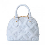 LOUIS VUITTON ルイヴィトン バブルグラム アルマ ソフト BB ブルーグラシエール M59822 レディース レザー ハンドバッグ ABランク 中古 銀蔵