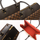 LOUIS VUITTON ルイヴィトン ダミエ グリニッジ PM ブラウン N41165 ユニセックス ダミエキャンバス ボストンバッグ ABランク 中古 銀蔵