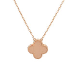 VAN CLEEF & ARPELS ヴァンクリーフ＆アーペル ヴィンテージ アルハンブラ ネックレス 1P レディース K18ピンクゴールド PG ネックレス Aランク 中古 銀蔵