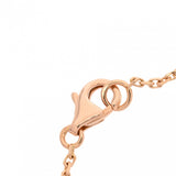 VAN CLEEF & ARPELS ヴァンクリーフ＆アーペル ヴィンテージ アルハンブラ ネックレス 6P 2015年ホリデー限定 2026年4月修理明細 レディース K18ピンクゴールド PG セーブル ネックレス Aランク 中古 銀蔵