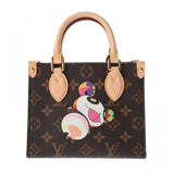 LOUIS VUITTON ルイヴィトン モノグラム オンザゴー BB パンダ 村上隆コラボ ブラウン M13668 レディース モノグラムキャンバス ハンドバッグ 未使用 銀蔵