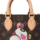 LOUIS VUITTON ルイヴィトン モノグラム オンザゴー BB パンダ 村上隆コラボ ブラウン M13668 レディース モノグラムキャンバス ハンドバッグ 未使用 銀蔵