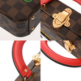 LOUIS VUITTON ルイヴィトン ダミエ ストーリーズボックス ブラウン N40048 レディース ダミエキャンバス トランク Aランク 中古 銀蔵