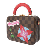 LOUIS VUITTON ルイヴィトン ダミエ ストーリーズボックス ブラウン N40048 レディース ダミエキャンバス トランク Aランク 中古 銀蔵