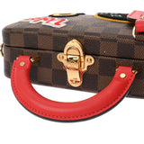 LOUIS VUITTON ルイヴィトン ダミエ ストーリーズボックス ブラウン N40048 レディース ダミエキャンバス トランク Aランク 中古 銀蔵