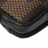 LOUIS VUITTON ルイヴィトン ダミエ ダブル フォン ポーチ NIGOコラボ ブラウン N40377 ユニセックス ダミエジャイアント ショルダーバッグ Aランク 中古 銀蔵