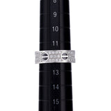 CARTIER カルティエ ラブリング #52 2026年4月修理明細 11.5号 レディース K18ホワイトゴールド WG セラミック リング・指輪 Aランク 中古 銀蔵