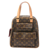 LOUIS VUITTON ルイヴィトン モノグラム エクサントリ シテ ブラウン M51161 レディース モノグラムキャンバス ハンドバッグ ABランク 中古 銀蔵