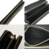 LOUIS VUITTON ルイヴィトン モノグラムアンプラント ジッピーウォレット スタッズ ノワール M82649 ユニセックス レザー 長財布 Aランク 中古 銀蔵