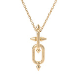TIFFANY&Co. ティファニー タイタン byファレル ウィリアムス ユニセックス K18イエローゴールド YG ネックレス Aランク 中古 銀蔵