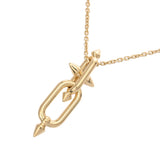TIFFANY&Co. ティファニー タイタン byファレル ウィリアムス ユニセックス K18イエローゴールド YG ネックレス Aランク 中古 銀蔵