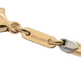 BVLGARI ブルガリ パッソドッピオ ホロスコープトップ付き ユニセックス K18イエローゴールド YG ステンレス ネックレス Aランク 中古 銀蔵