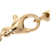 BVLGARI ブルガリ パッソドッピオ ホロスコープトップ付き ユニセックス K18イエローゴールド YG ステンレス ネックレス Aランク 中古 銀蔵