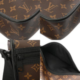 LOUIS VUITTON ルイヴィトン モノグラムマカサー アーチーメッセンジャー ブラウン/ブラック M46328 メンズ モノグラムキャンバス/レザー ショルダーバッグ Aランク 中古 銀蔵