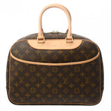 LOUIS VUITTON ルイヴィトン モノグラム ドーヴィル ブラウン M47270 レディース モノグラムキャンバス ハンドバッグ Aランク 中古 銀蔵