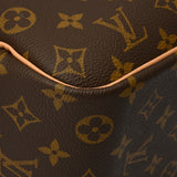 LOUIS VUITTON ルイヴィトン モノグラム ドーヴィル ブラウン M47270 レディース モノグラムキャンバス ハンドバッグ Aランク 中古 銀蔵